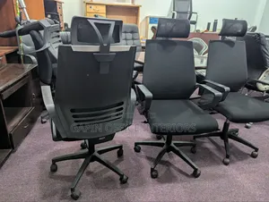 Headrest Mesh Back Office Furniture // Chairs, Price for Each Piece