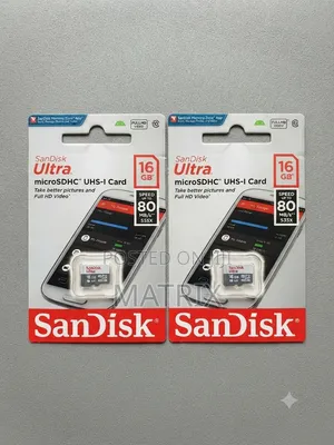 16gb Memorycard Sandisk Ultra Microsdxc
