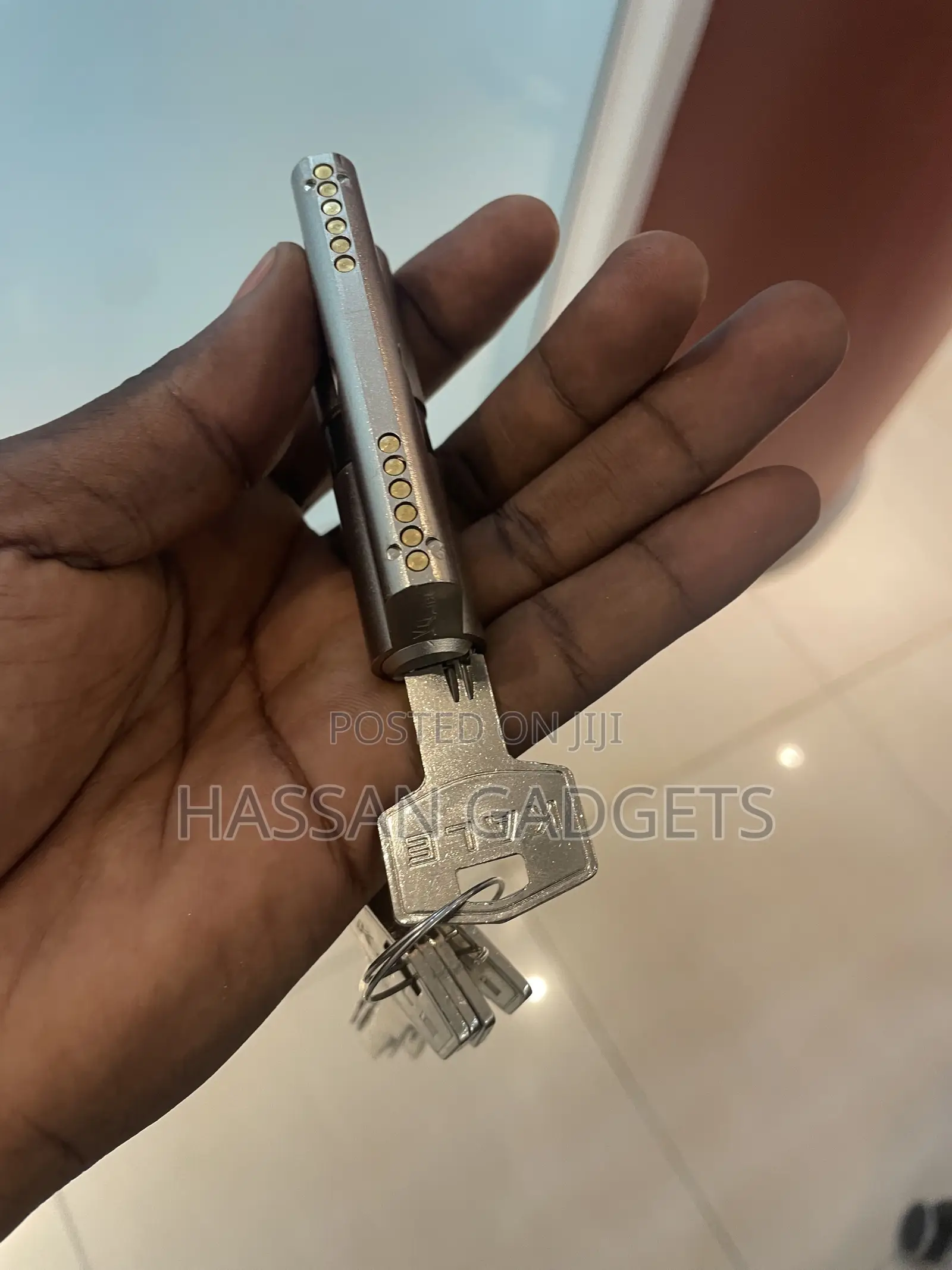 Door Lock Cylinder 70mm (35-35) With 5 Computer Keys Lock