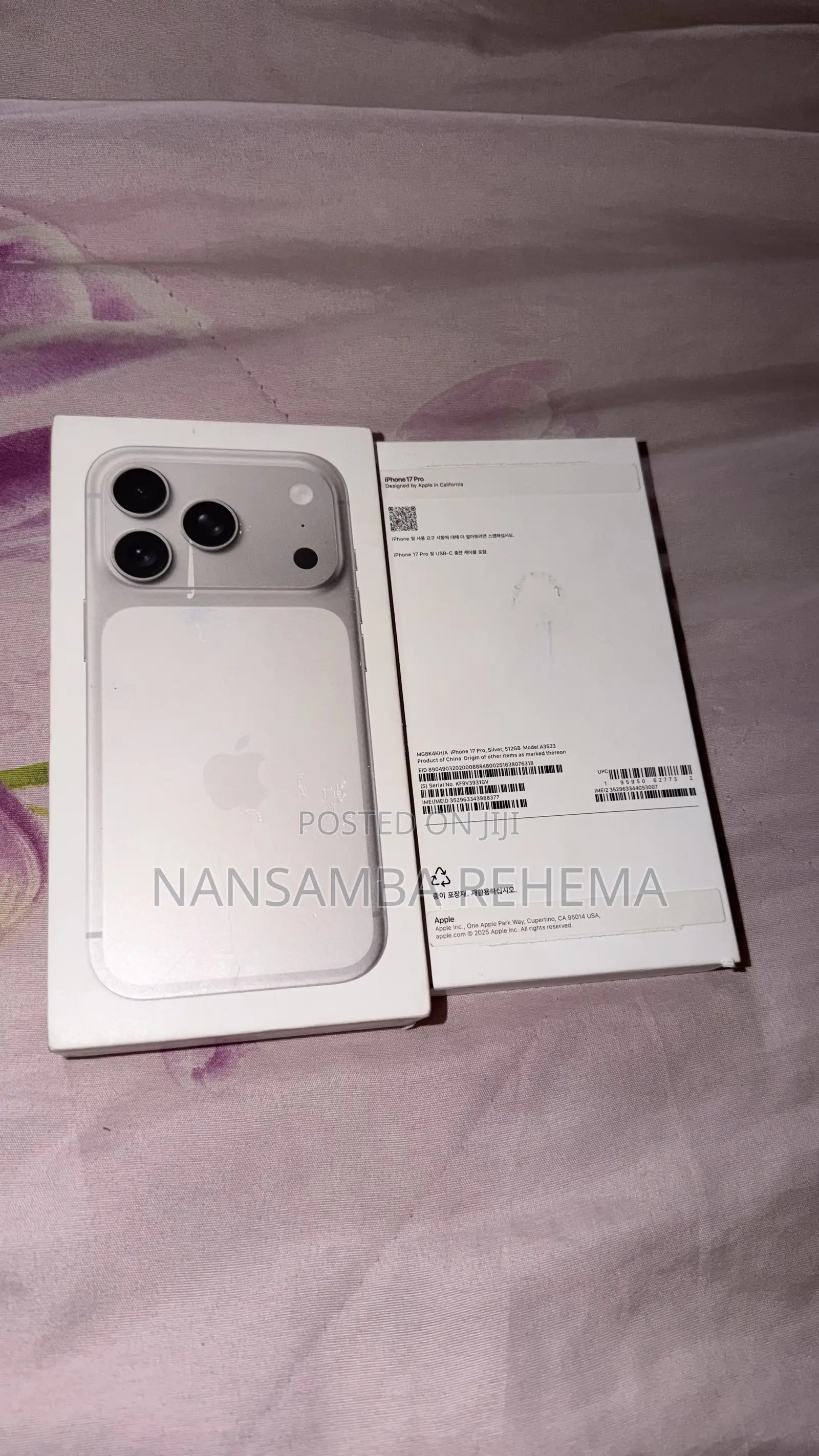 Apple iPhone 17 Pro 512 GB Silver