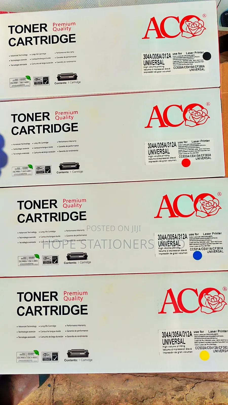 HP 304A / 305A / 312A Tonner Catridge for Cm 2320 / CP 2025n Printers