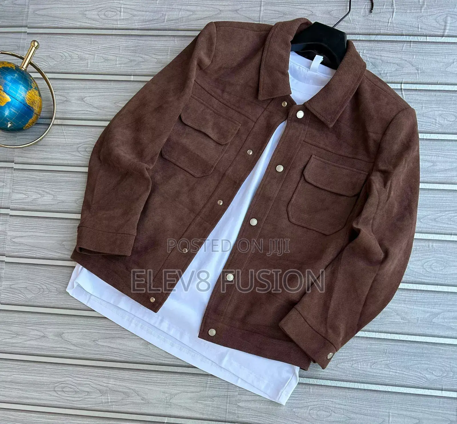 Suede Bomber Jacket
