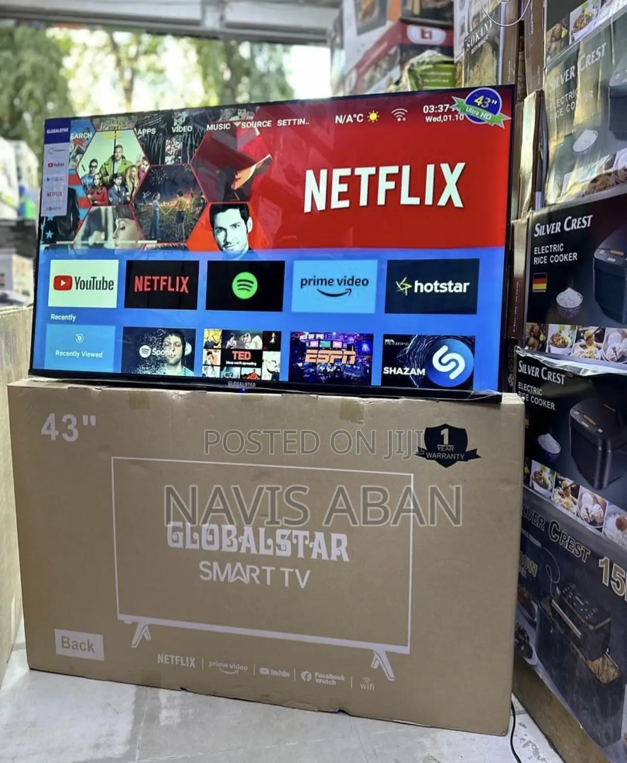 Globalstar 43 Inches Smart TV
