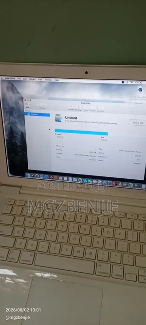 Laptop Apple MacBook 2010 4GB Intel HDD 250GB