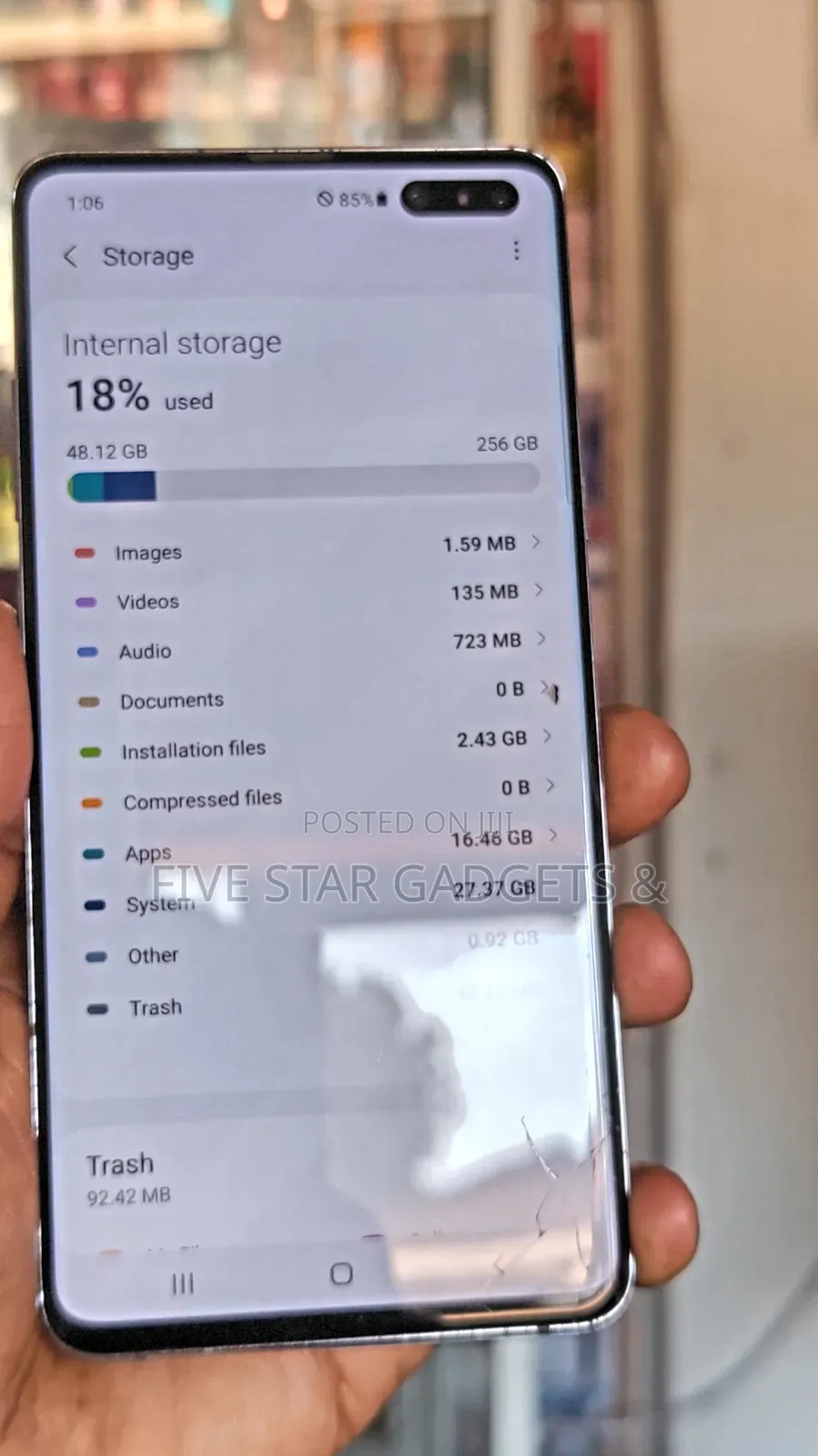 Samsung Galaxy S10 5G 256 GB Black