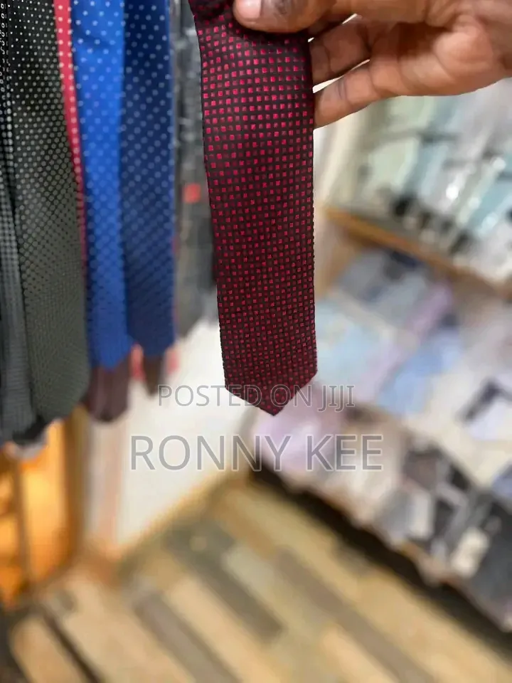 Dotted and Plain Neckties