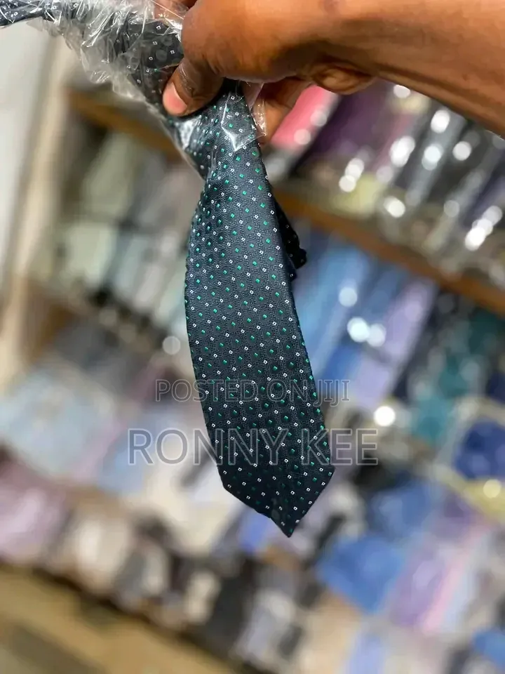 Dotted and Plain Neckties