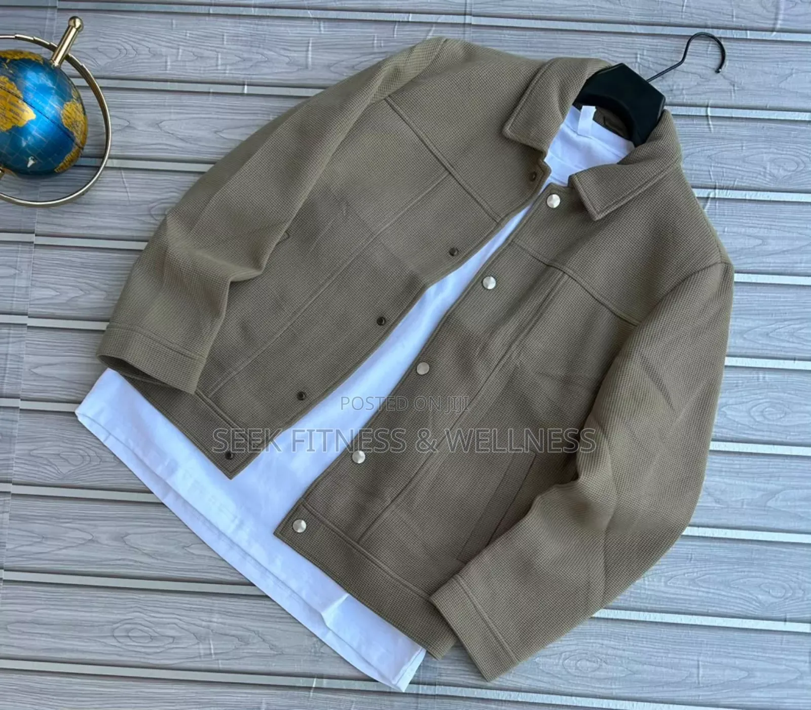 Men's Solid Color Jacket
