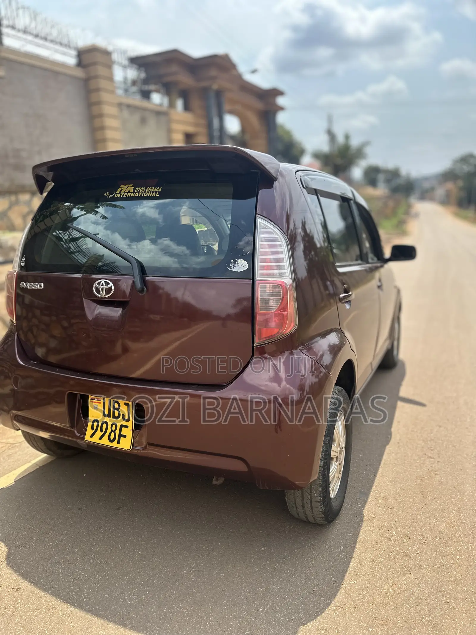 Toyota Passo 2007 Burgundy