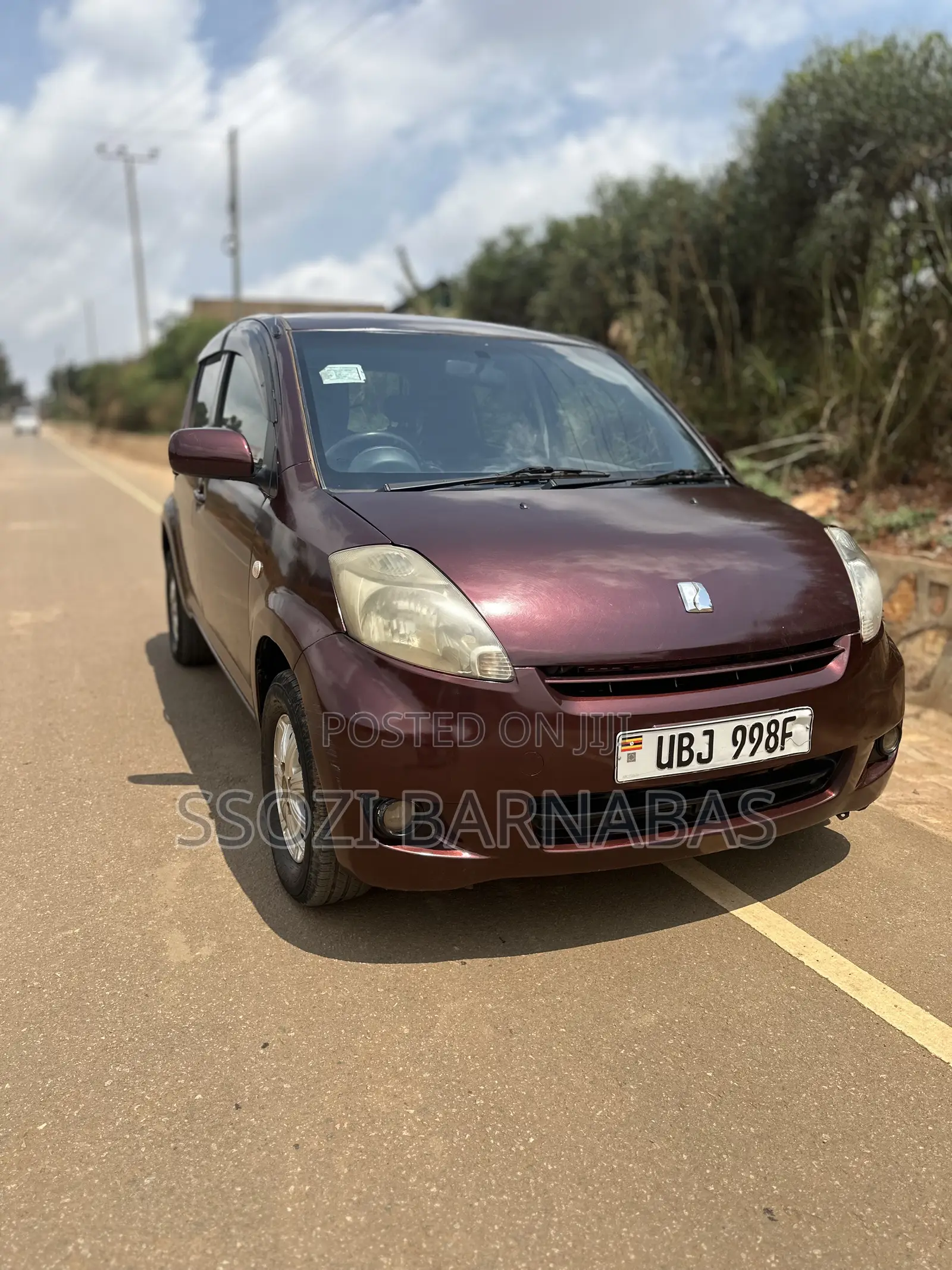 Toyota Passo 2007 Burgundy