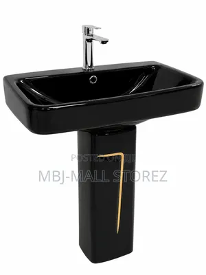 Pedestal Wash Basin With Tap
