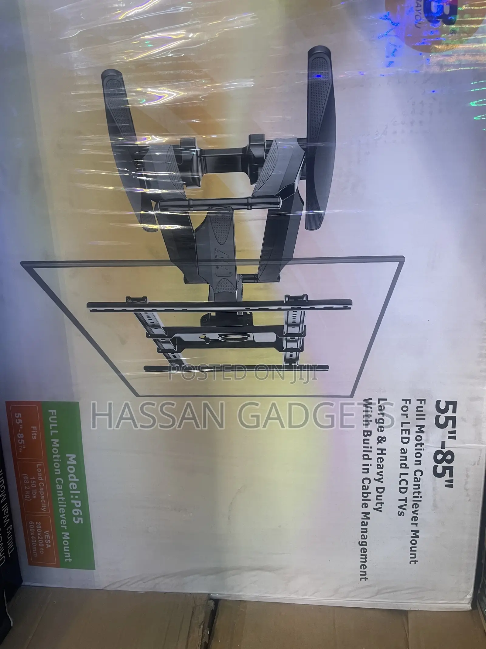 TV Wall Mount for 55-85 Inch Flat Screen, TV Mount Double