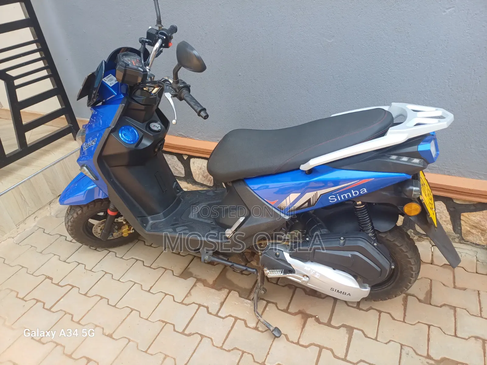New Simba Rover Scooter 150cc 2026 Blue