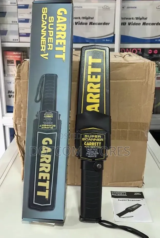 Original Garrett Super Scanner v Handheld Security Metal Detector,