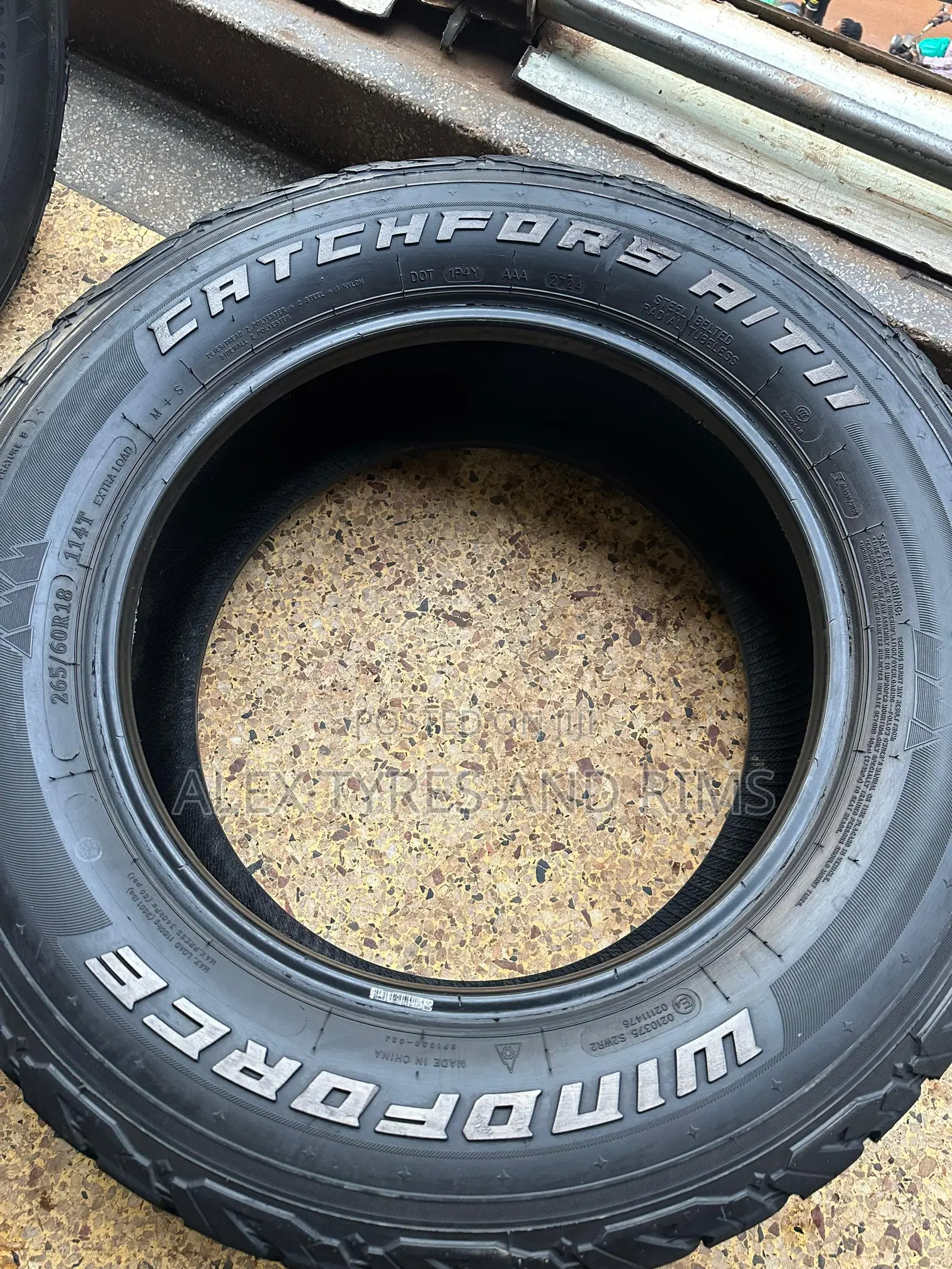 265/60r18 Wind Force Tyres Very Good Condition