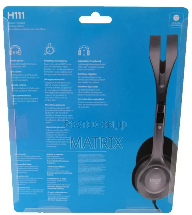 Logitech H111Headphones Headsets