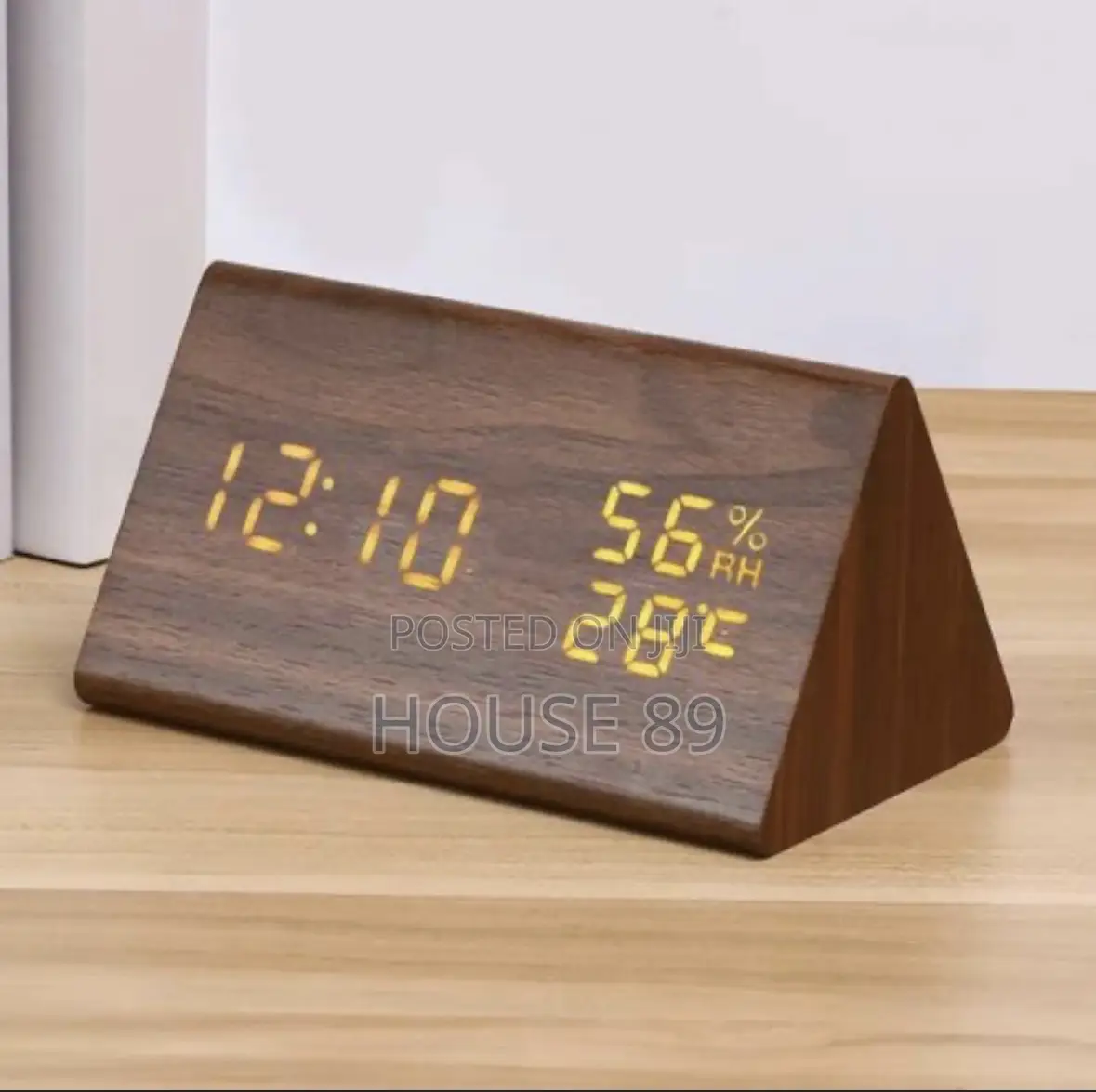 Unique Wooden Digital Alarm Clock