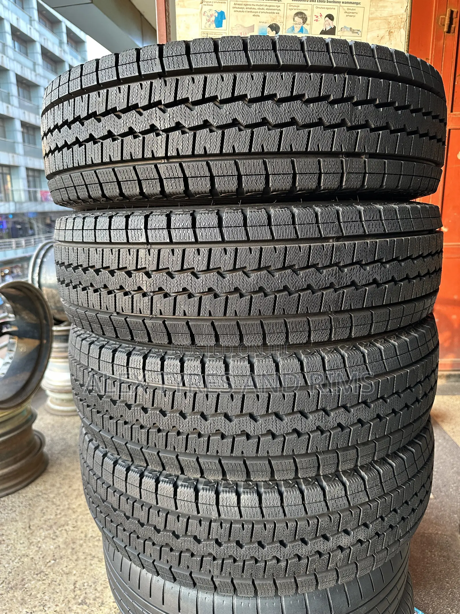 195/80r15 Dunlop Foreign Used Tyres Only One Week Driven