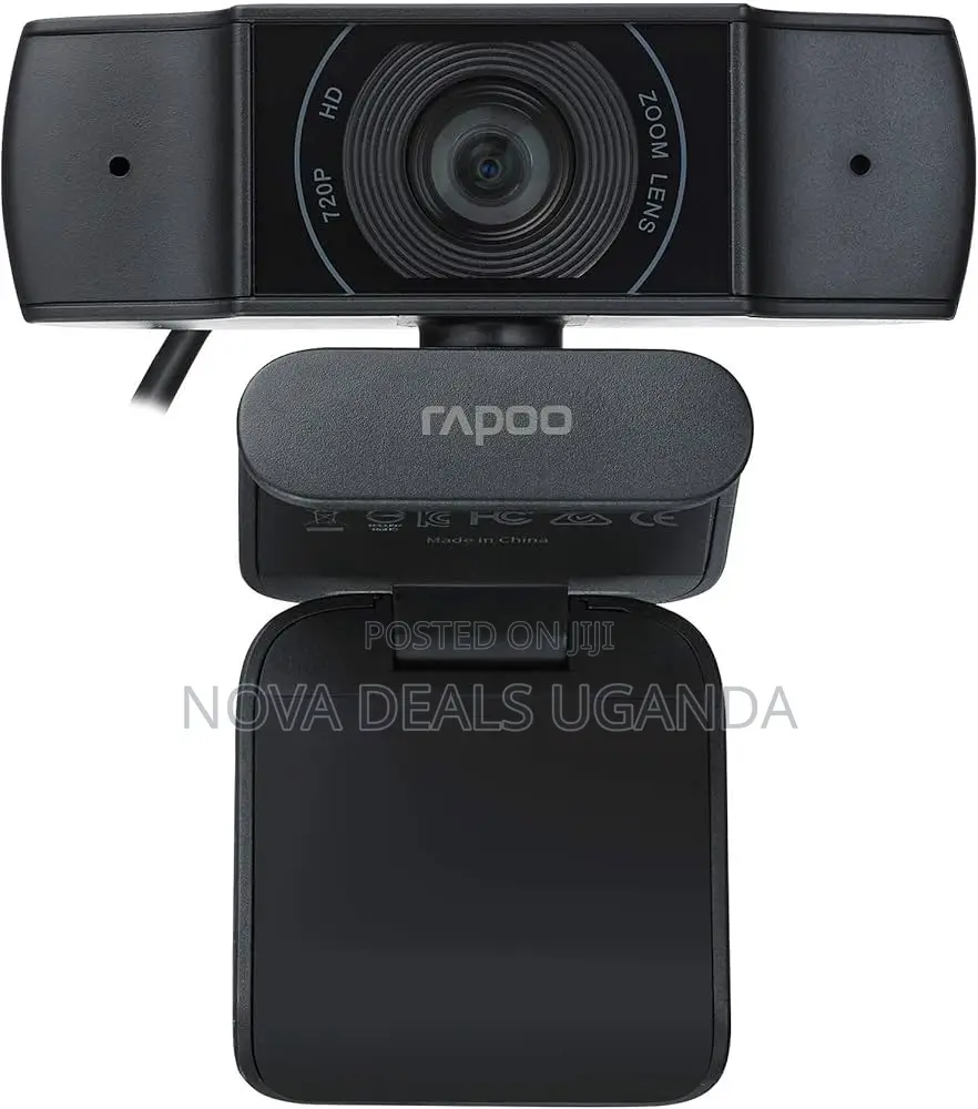 Rapoo C200 720p/30fps HD USB Webcam -Dual Noise Reduction Mic