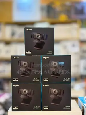 Rapoo C200 720p/30fps HD USB Webcam -Dual Noise Reduction Mic