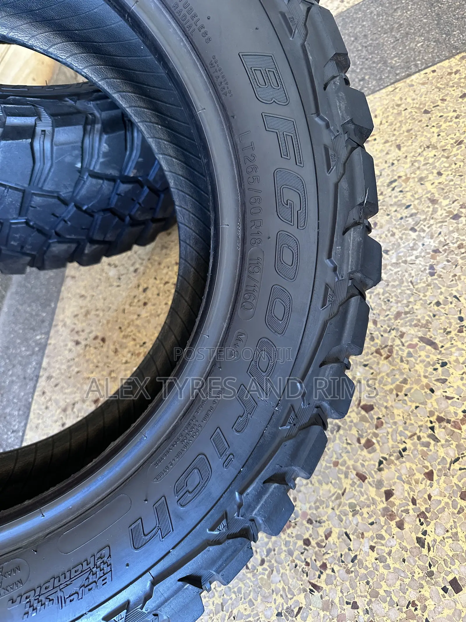 265/60r18 Bf Good Rich Foreign Used Tyres Made in U.S.A