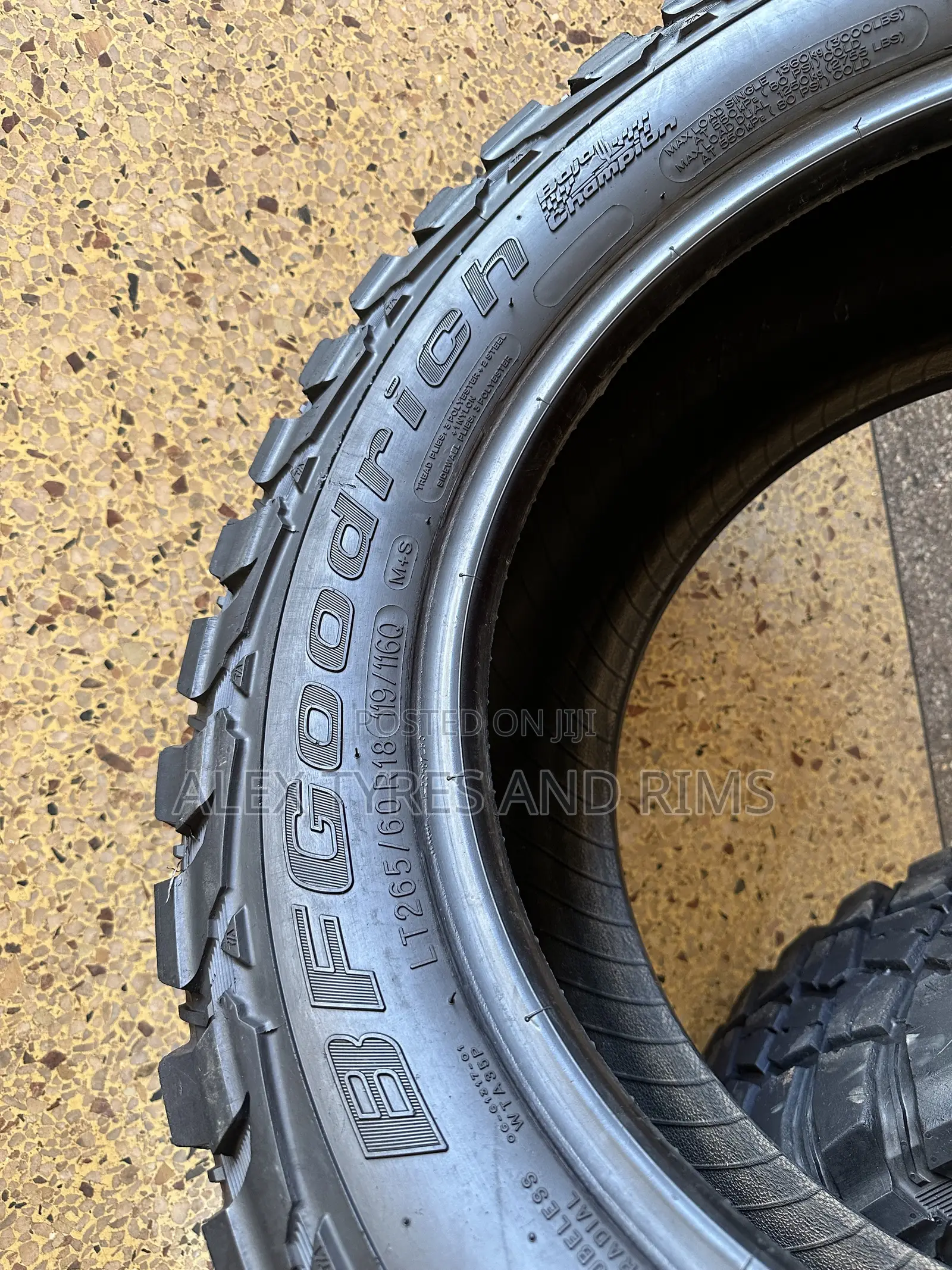 265/60r18 Bf Good Rich Foreign Used Tyres Made in U.S.A