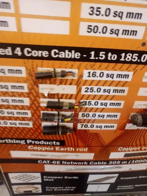 6mm Armoured/Underground Cable Pure Copper TENNA