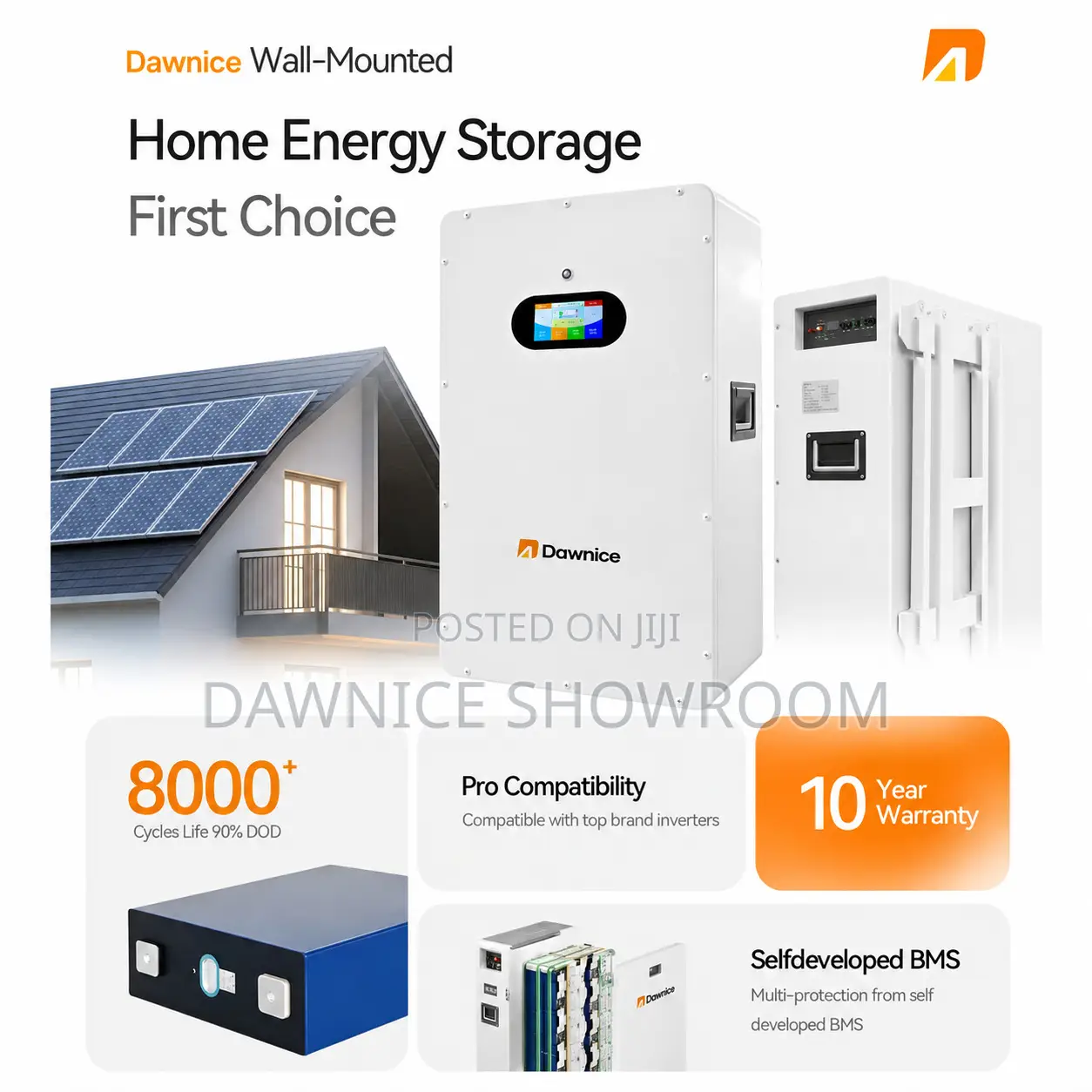 Dawnice 5kWh Solar System - Full Kit + Install, Home Backup