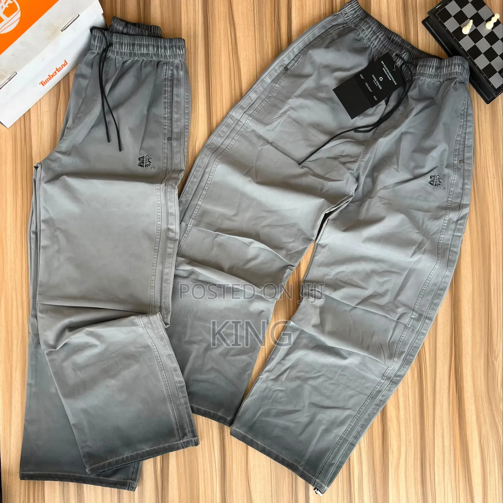 Drawstring Waist and Versatile Baggy Pants