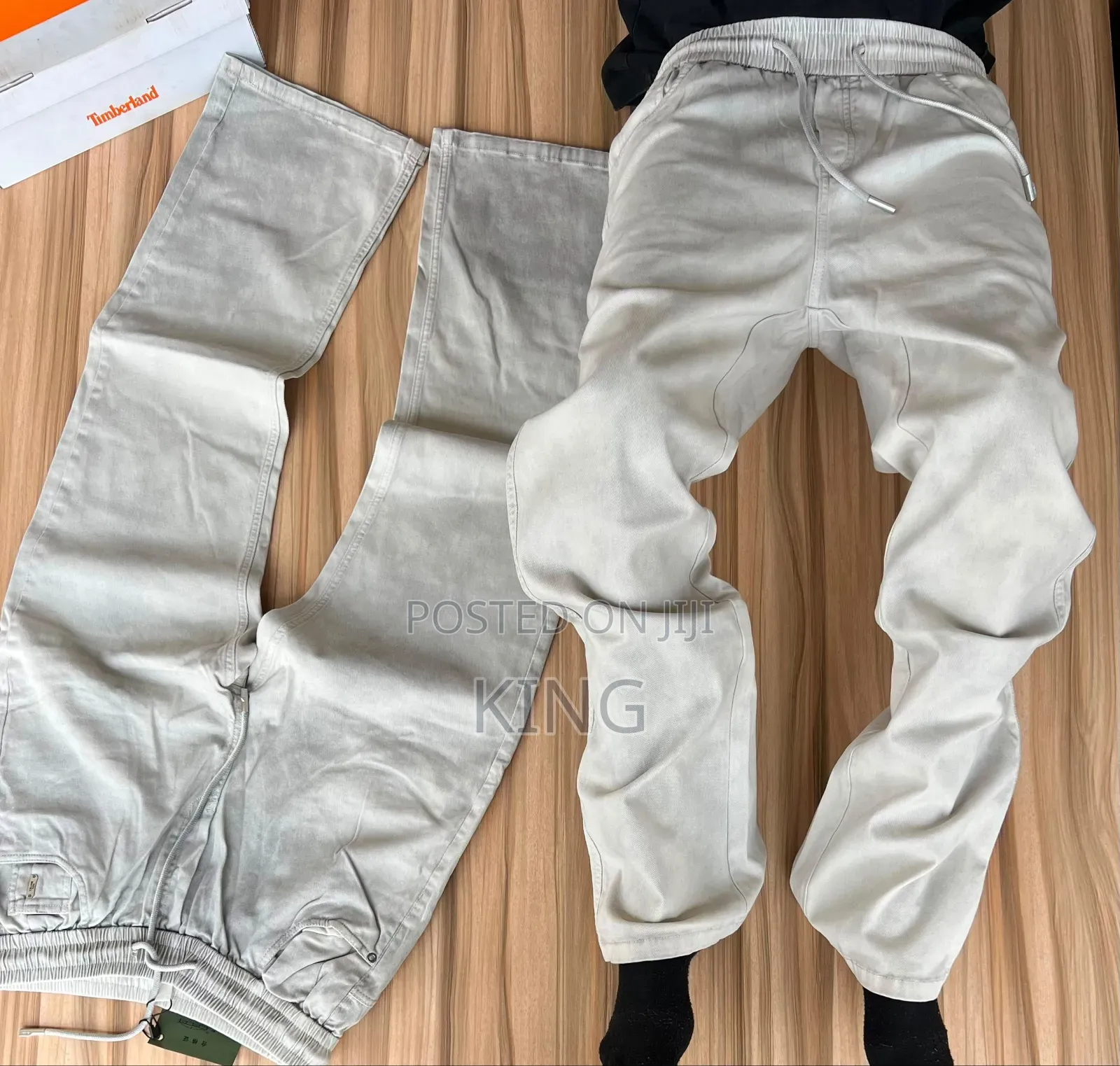 Drawstring Waist and Versatile Baggy Pants