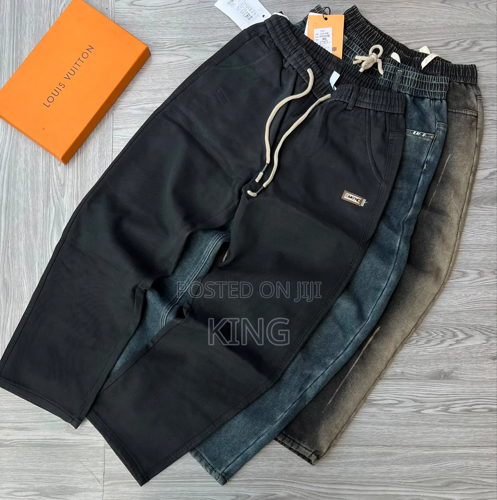 Drawstring Waist and Versatile Baggy Pants