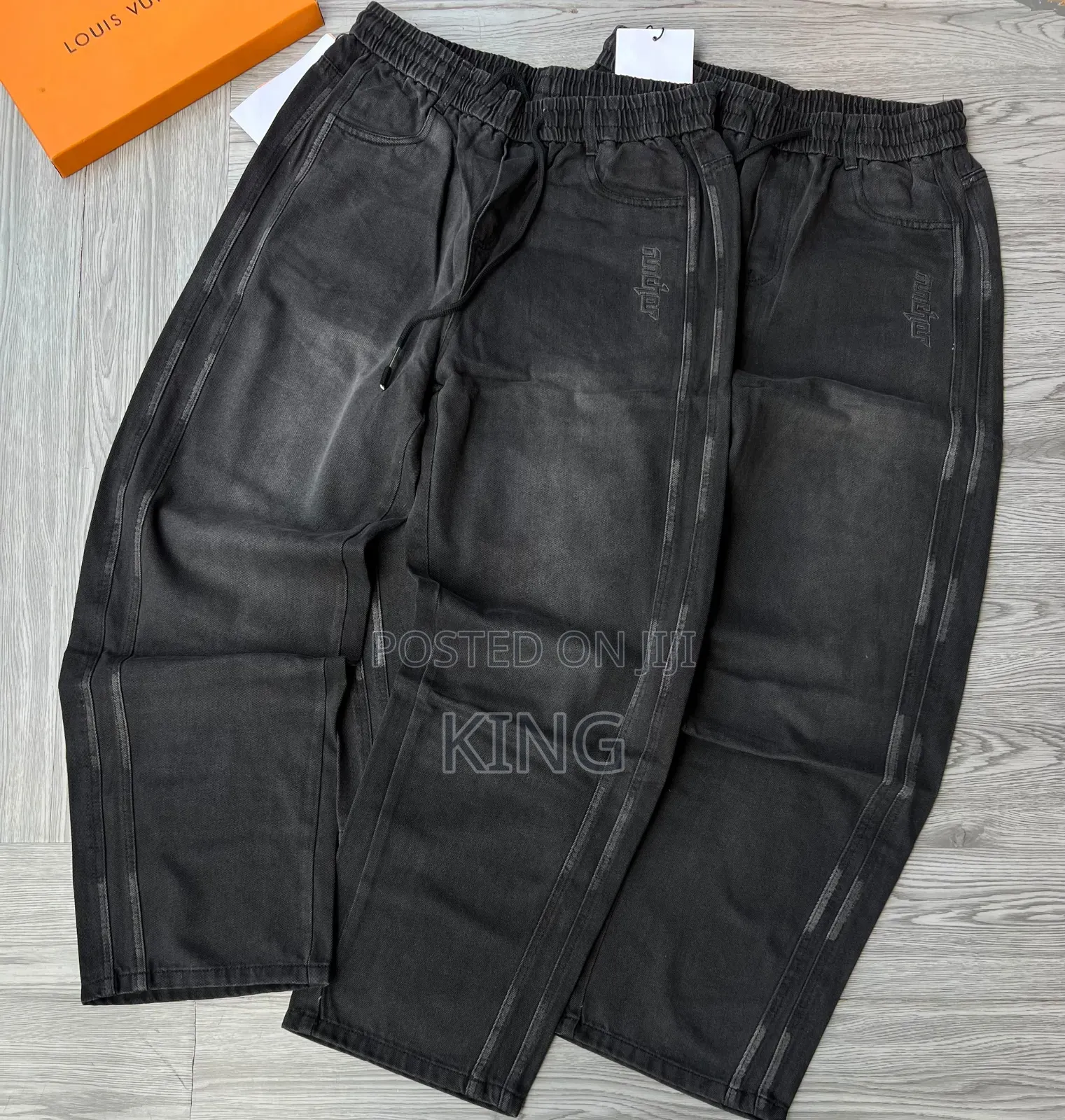 Drawstring Waist and Versatile Baggy Pants