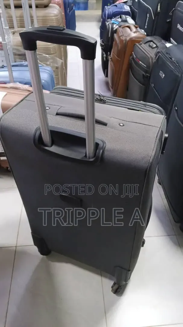 Prosperity Gray Softside Trolley Suitcase( Big)