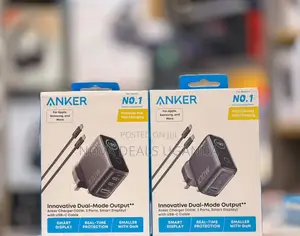 Anker 100W Smart Display USB C Charger, 3 Port Gan Wall Adapter