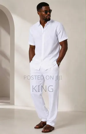 COOFANDY Men's, Women's 2 Piece Linen Outfit,