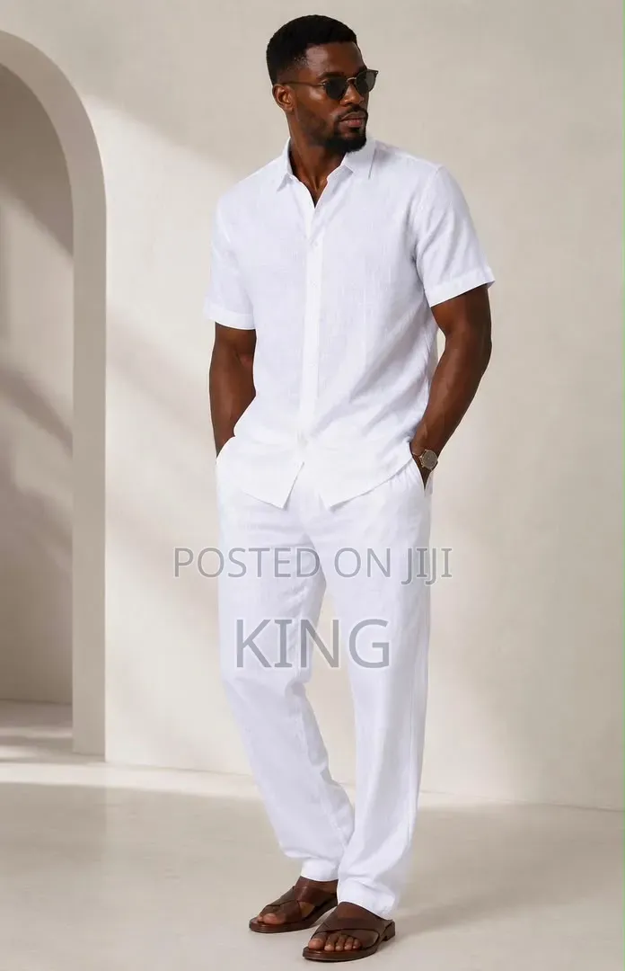COOFANDY Men's, Women's 2 Piece Linen Outfit,