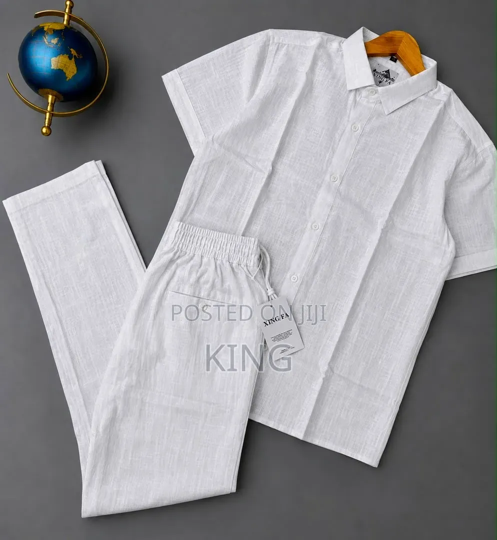 COOFANDY Men's, Women's 2 Piece Linen Outfit,