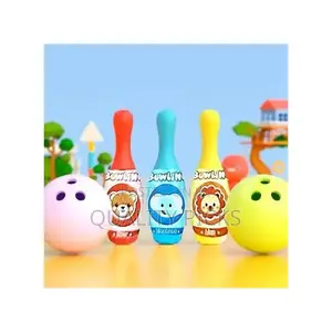 12 Pieces Deluxe Toy Bowling Play Set Leisure