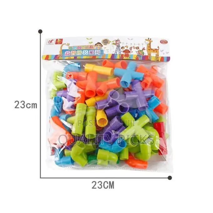 Pipeline Tunnel Building Blocks for Kids - Creative Multi