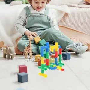 Pipeline Tunnel Building Blocks for Kids - Creative Multi
