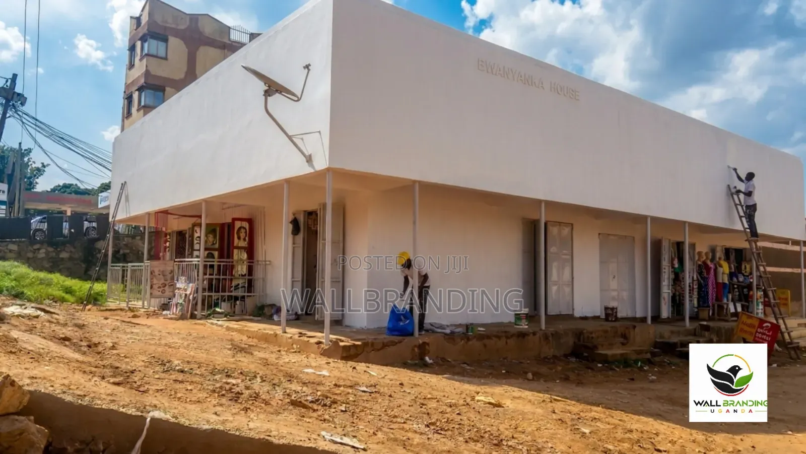Industrial Outdoor Wall Branding Painting Advertising in Uganda Kampal