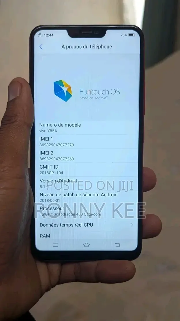 Vivo Y85 64 GB Red