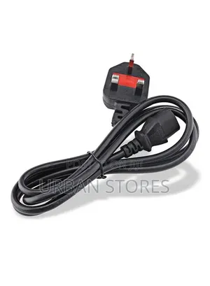 AC 3 Pin Laptop Notebook Adapter Power Cord Cable - Black