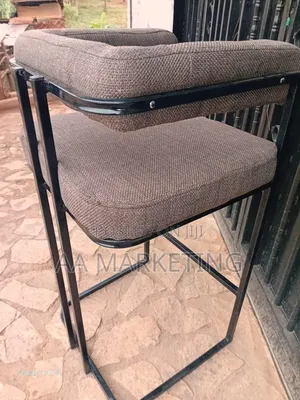 Metallic Bar Kitchen Counter Shop Counter Chairs