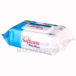Softcare Baby Wipes, Which Come in a Pack Containing 80 Pieces.