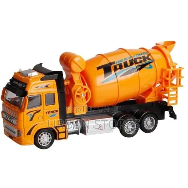 Truck Concrete Mixer 4D Lights, Sounds,Bump and Go Kids Toy Ages 3+