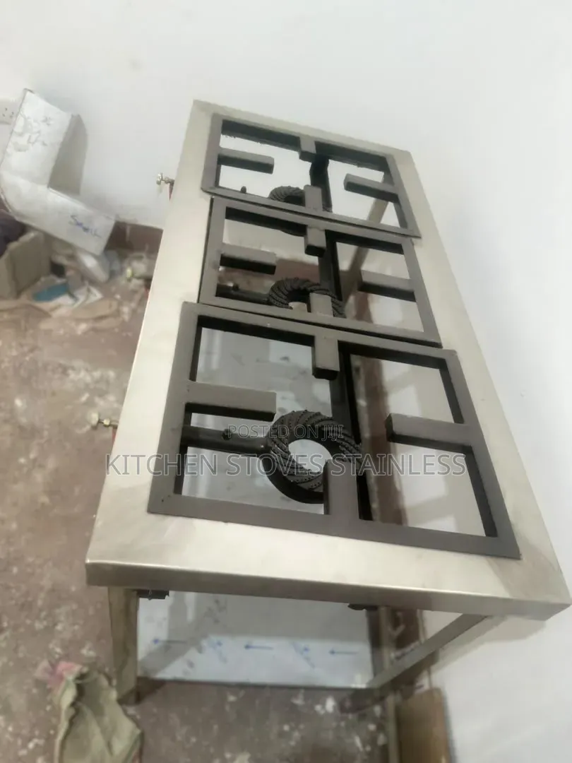 Stainless Steel Gas Island With 3 Burners