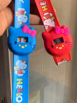 Hello Kitty Digital Watch Features a Character-Shaped Slap Band