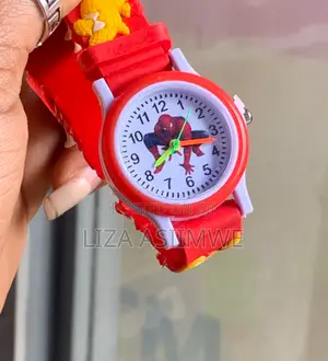 Spiderman Watch Features a Bright Red Silicone Band