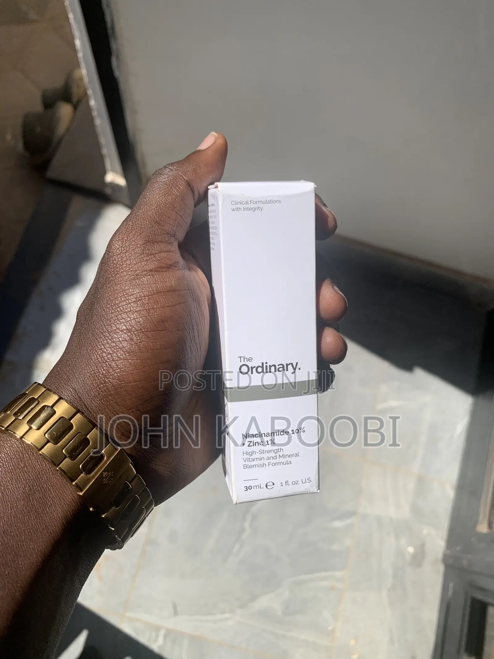 The Ordinary Niaciamide 10% . Zinc 1%